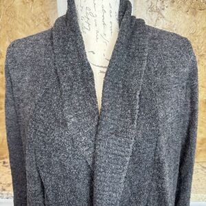 Barefoot Dreams CozyChic‎ Lite Circle Cardigan Sweater Jacket Pockets Women's XS